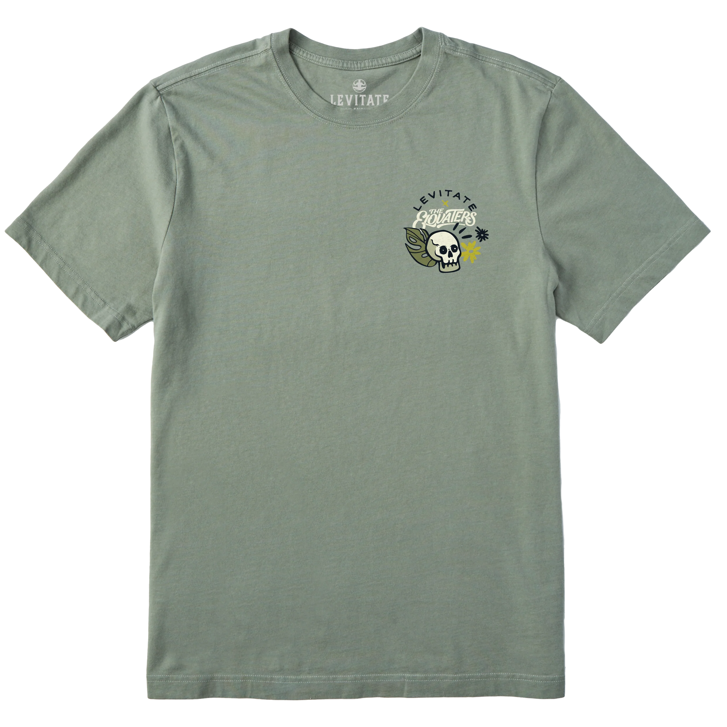 Men's Levitate x Elovaters Skull Short Sleeve Premium Tee - Image 3