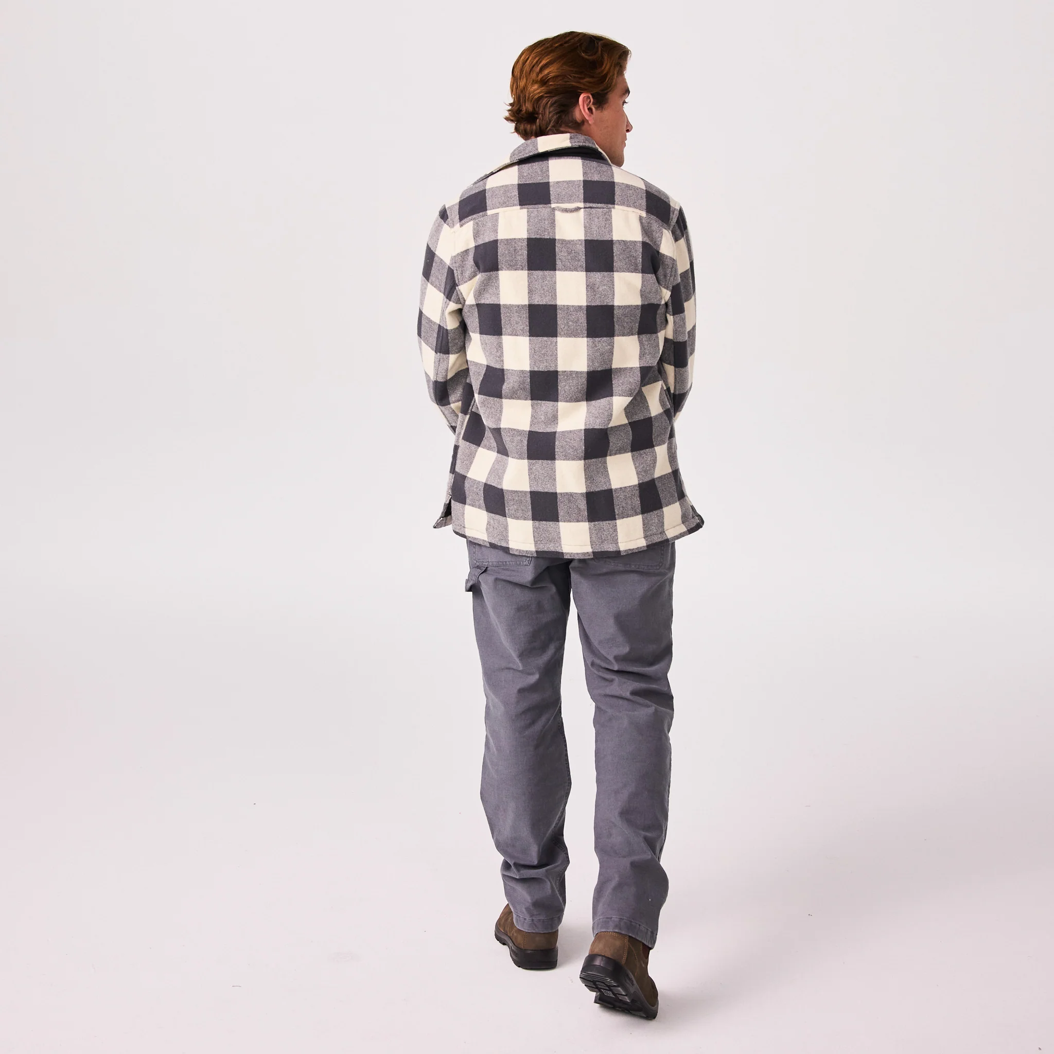 Men's New England Woolen Shirt Jacket - Image 3