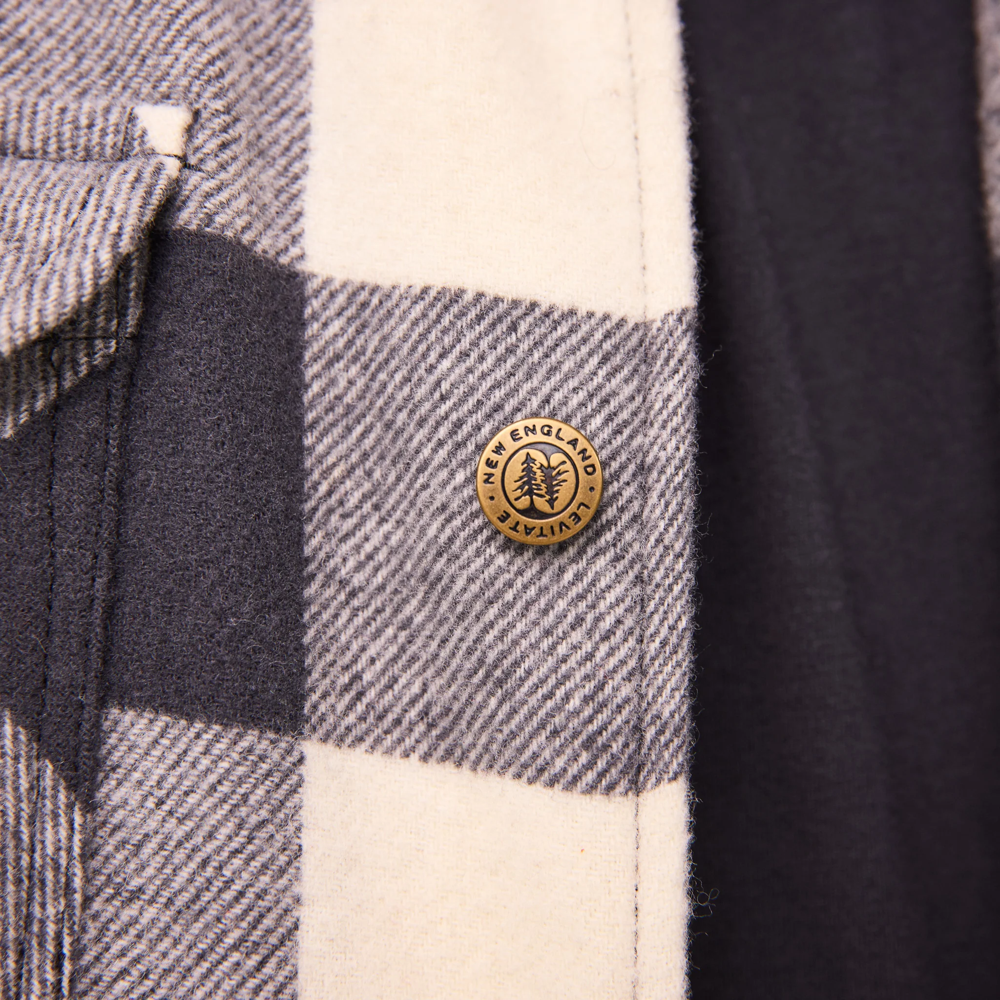 Men's New England Woolen Shirt Jacket - Image 5