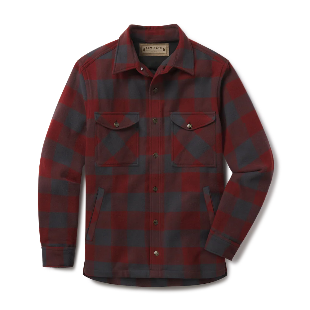 Men's New England Woolen Shirt Jacket - Image 7