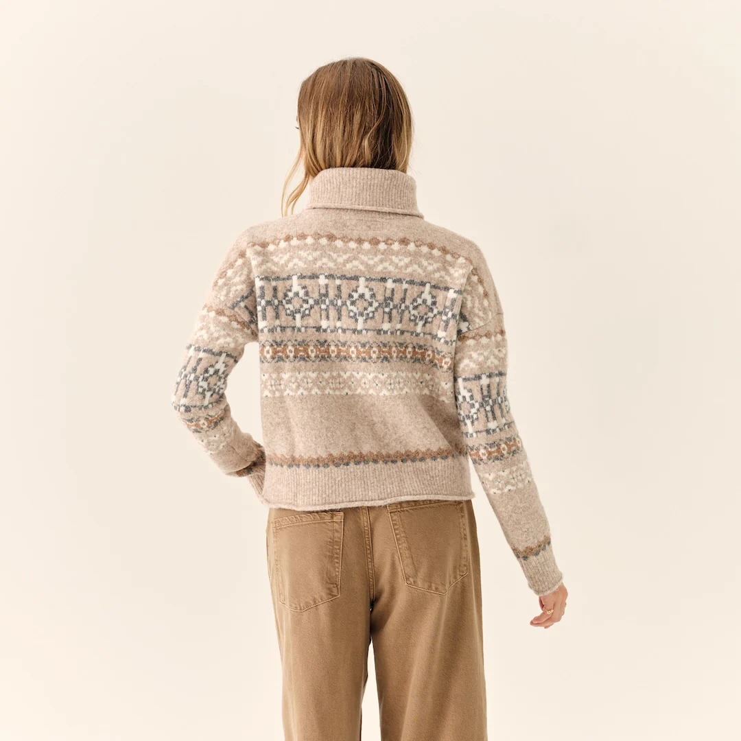 Women's Downeast Cowl Neck Sweater - Image 10