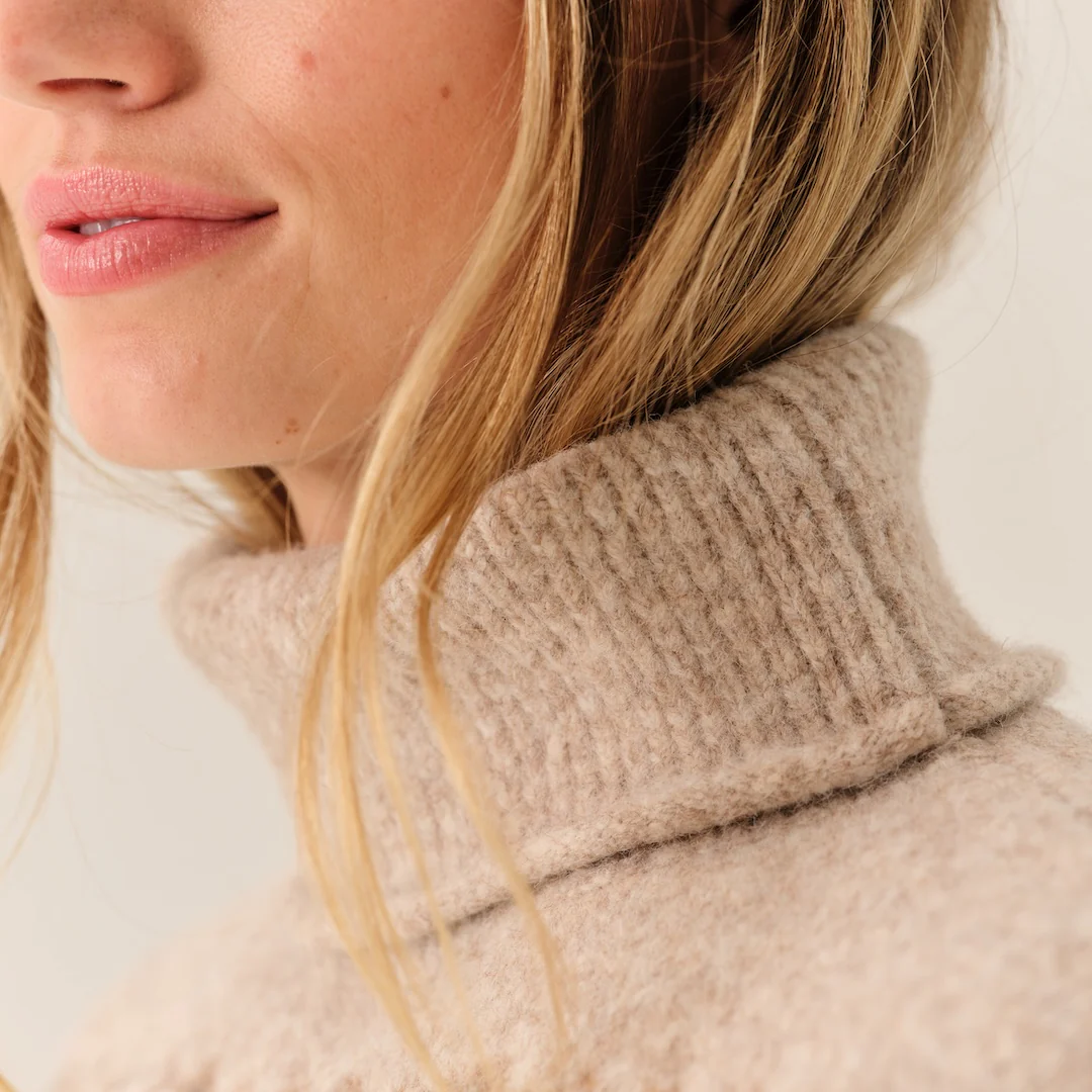 Women's Downeast Cowl Neck Sweater - Image 12